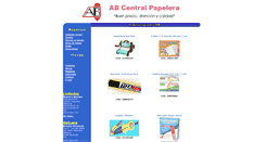 Desktop Screenshot of abcentralpapelera.com.mx